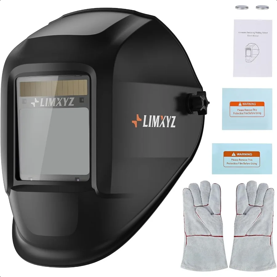 

Welding Helmet Auto DarkeningLarge Viewing 3.94 3.15 True Color Welding Hood With 4 Arc Sensors Solar Powered Wide Shade 59 913
