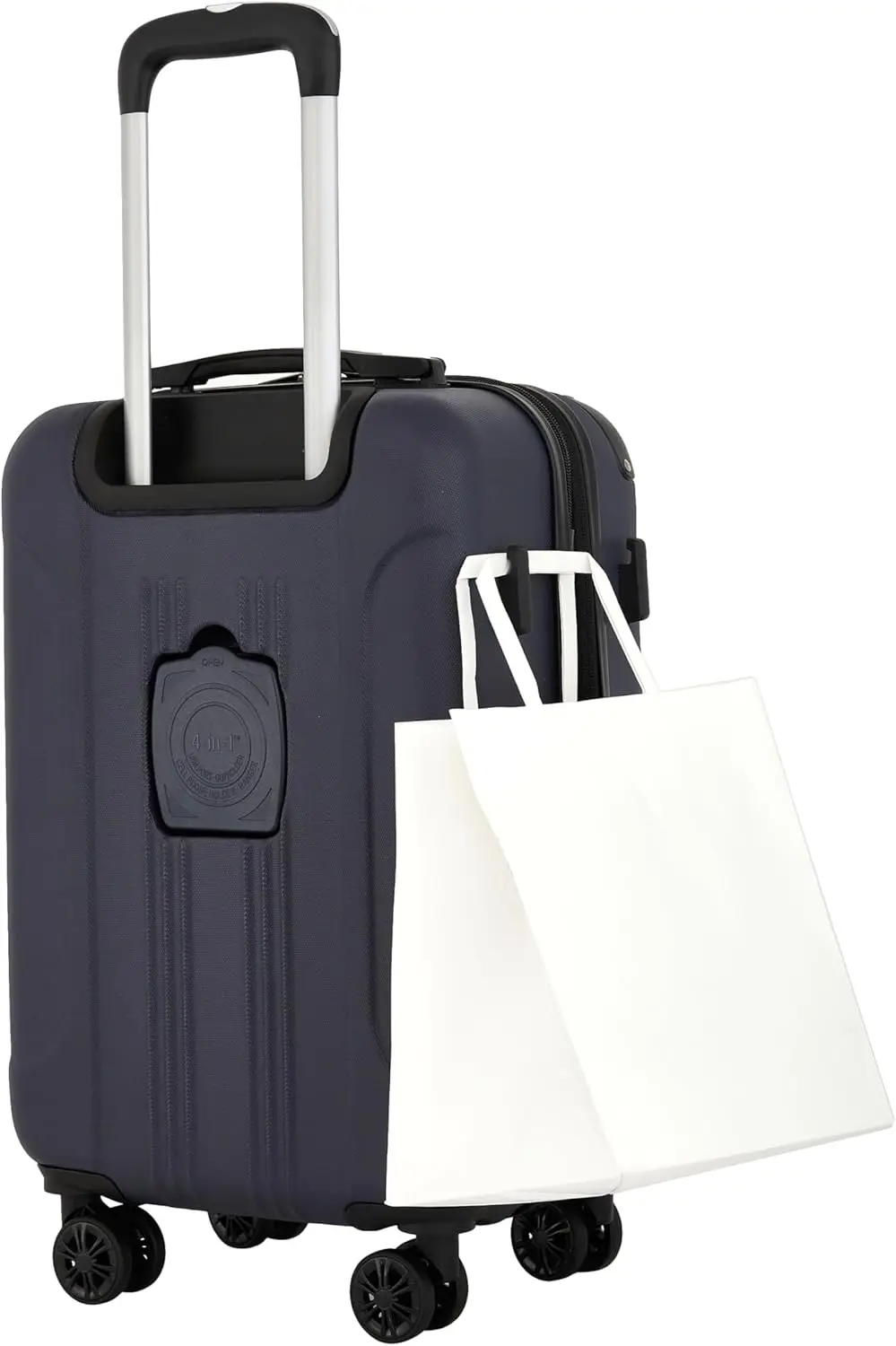 Chicago Plus koper Hardside, Navy, Set 3 potong