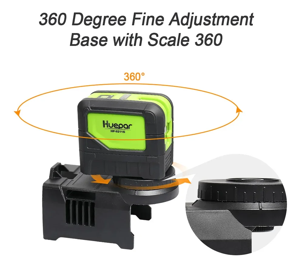 

-PV5 Multifunctional Four Magnets Magnetic Bracket Laser Level Adapter Fully Adjustable Pivoting Base to 360 Degree Holder