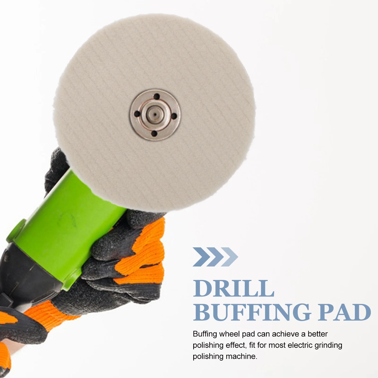 

Wool Polishing Wheel Pad Buffing Pad For Car Auto Polishing Kit Electric Grinder Machine Washable Reusable Buffing Pads