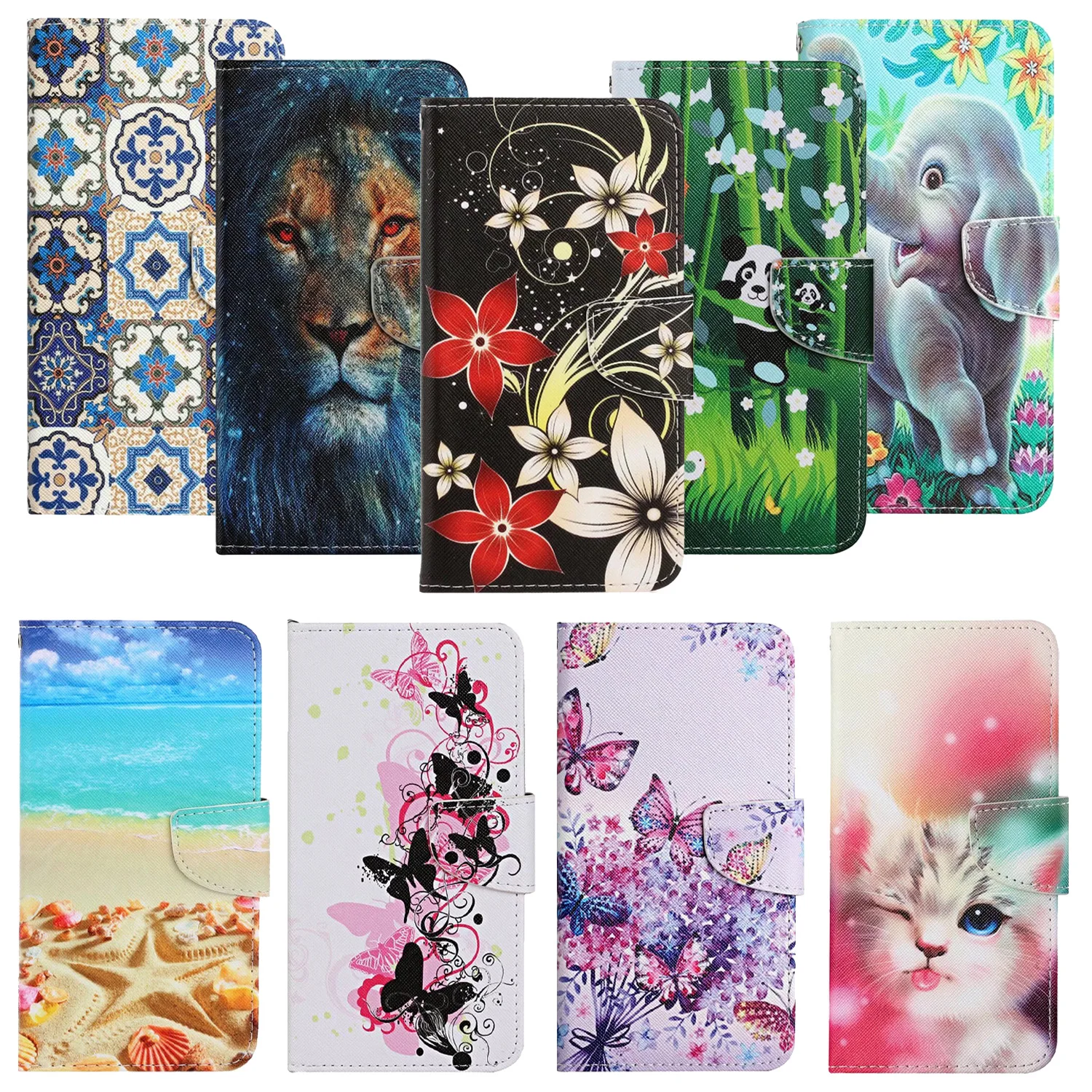 Leather Flip Phone Case For SAMSUNG GALAXY A10 A20 A30S A40 A50 A70 A11 A21 A31 A51 A71 A12 A22 A32 A13 A33 A53 4G 5G A21S A20E