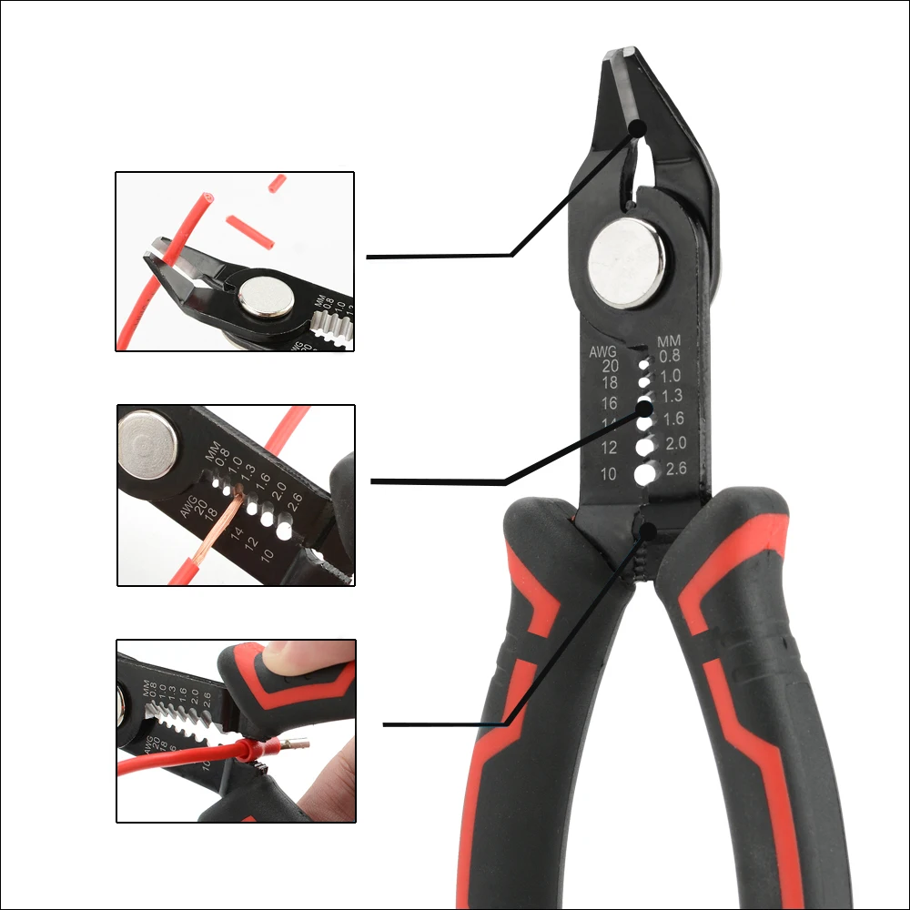 2026 Wire Stripper Pliers Automatic Stripping Cutter Cable Wire Crimping Electrician Repair Tools Wire Stripper Tool hand tools