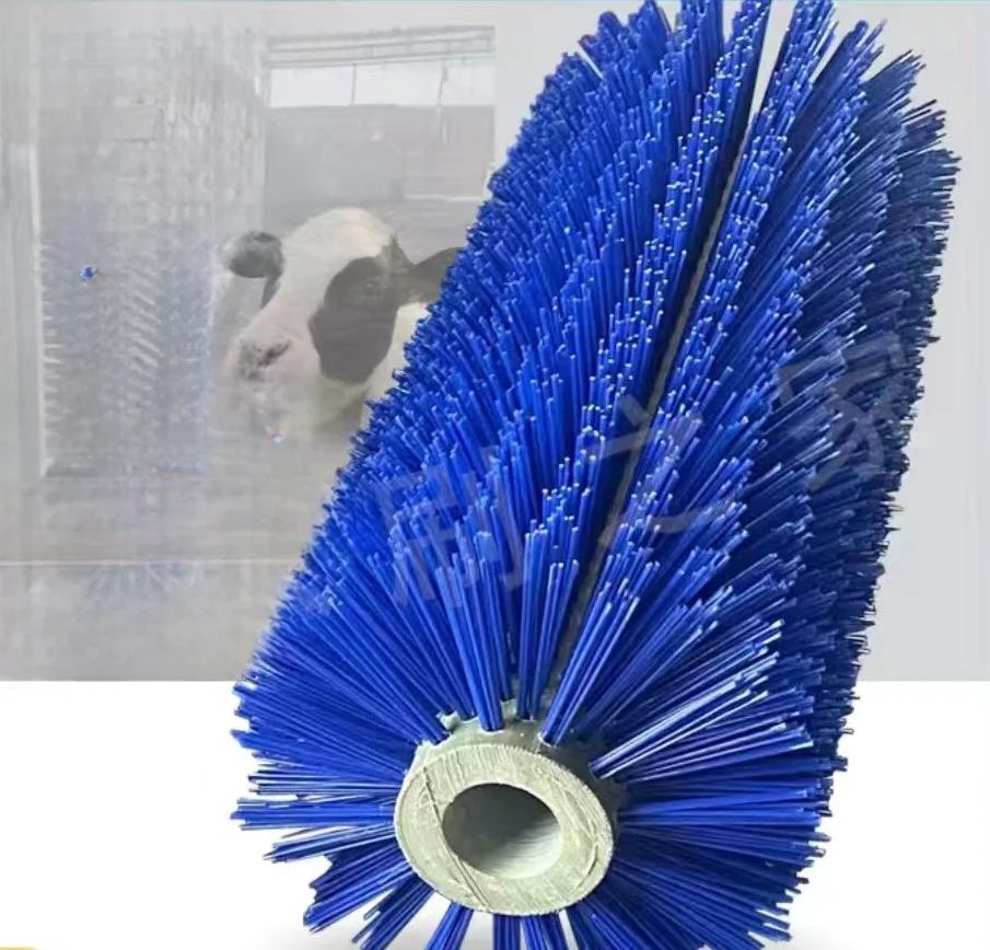 High Quality PP Nylon Cow Brush Massage Station Automatic Cow Body Cleaning Brush Automatic Massage Cow Brush Agricultural Equip