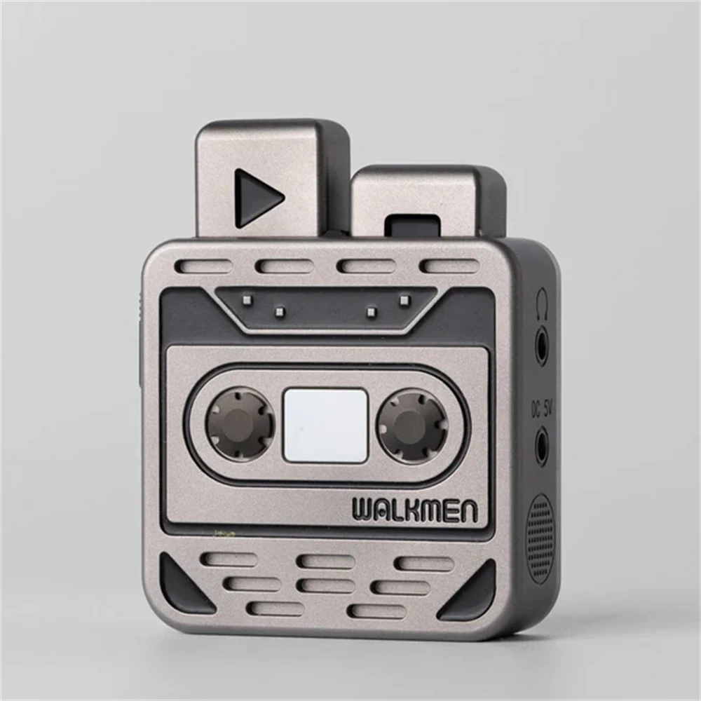 ATIEDC Walkman Titanium Alloy Fidget Slider Spinner EDC Toys Anti Stress Hand Spinner ADHD Anxiety Relief Sensory Toys Gift