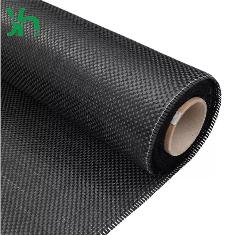 قماش من ألياف الكربون المنسوجة عادي 12K 400 جرام - لتقريب RTM والتعزيز المركب