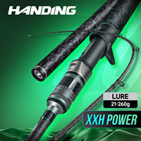 HANDING SINDOREI H/XH/XXH Fishing Rods 260g Lure Weight Powerful Pike Snakehead Rod 2.13-2.69M Fast Action Giant Fishing Rod