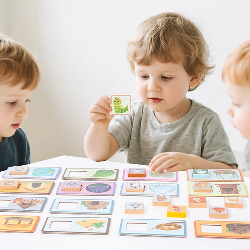 

Children's Matching Games, Animal Scene Matching Toys, Children's Educational Early Games