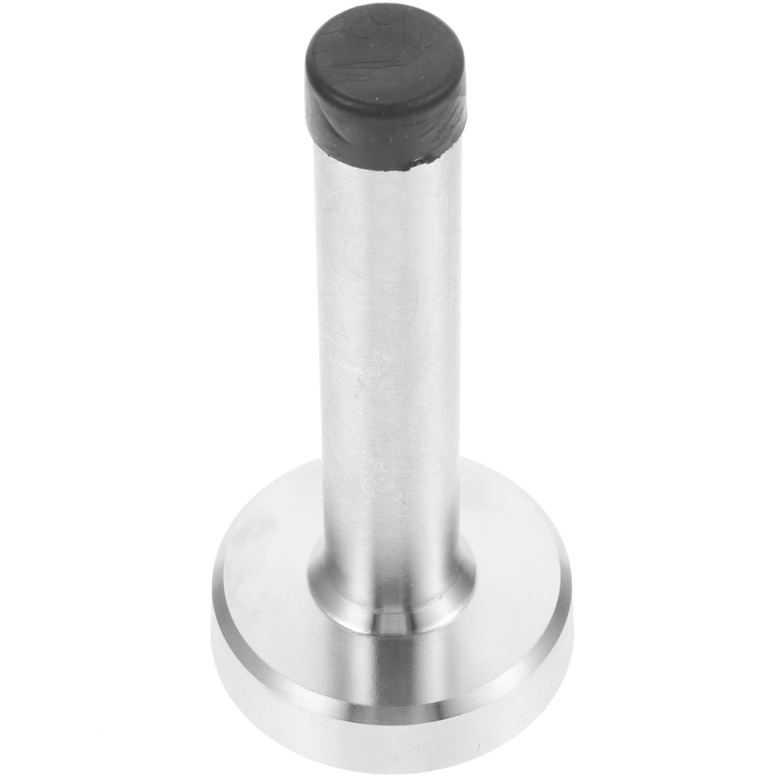

2 Pack 9 5cm Silver Wall Mounted Door Stops Cylindrical Type Stainless Steel Door Stopper for Home Office Bathroom Hardware