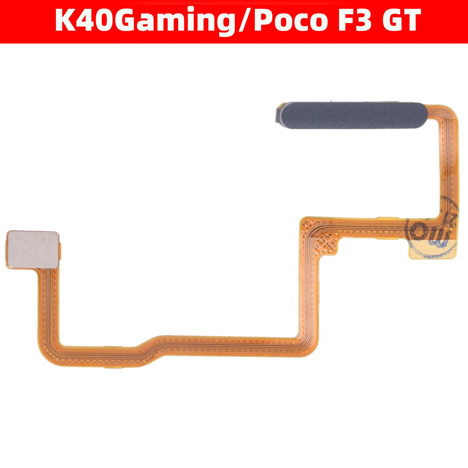 For Xiaomi POCO F3 GT Power Button FingerPrint Sensor Button Switch On Off Touch ID Scanner Key Flex Cable Replacement Parts