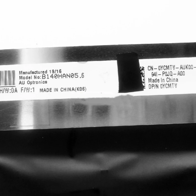 B140HAN05.6 fit NV140FHM-N4F NV140FHM-N65 LP140WFA SPM1 LP140WF9 SPD1 30 Pin 1920x1080 14
