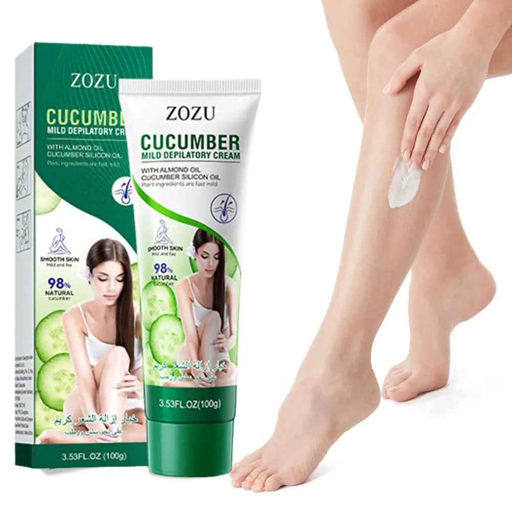 100g crema per la depilazione rapida melone verde inibitore indolore braccio ascella gambe depilatorio permanente per uomo donna P1P8