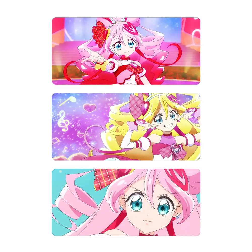 Cute Magical Anime P-Pretty Cure Mouse Pad Mousepad Large Gaming LockEdge Thickened PC Table Desk Mat