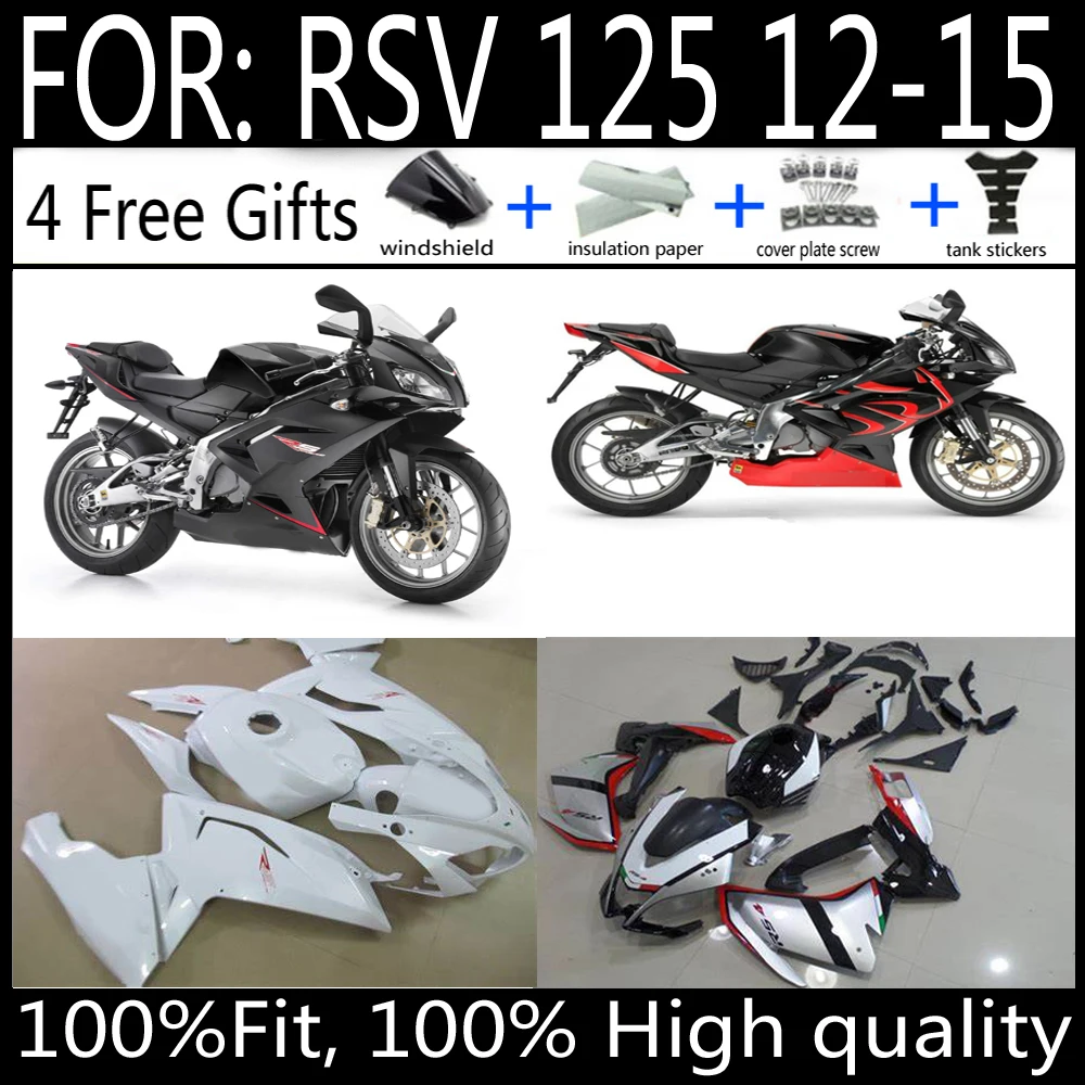 

Motorcycle Injection mold Fairing kit for Aprilia RS125 12 13 14 15 RS 125 2012 2013 2014 2015 full Fairings kits bodywork