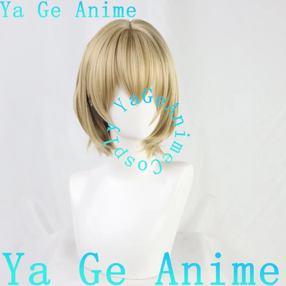 Anime Game Promise of Wizard Rutile Cosplay Wig Realistic Scalp Character Hairpiece Fantasy Style for Convention