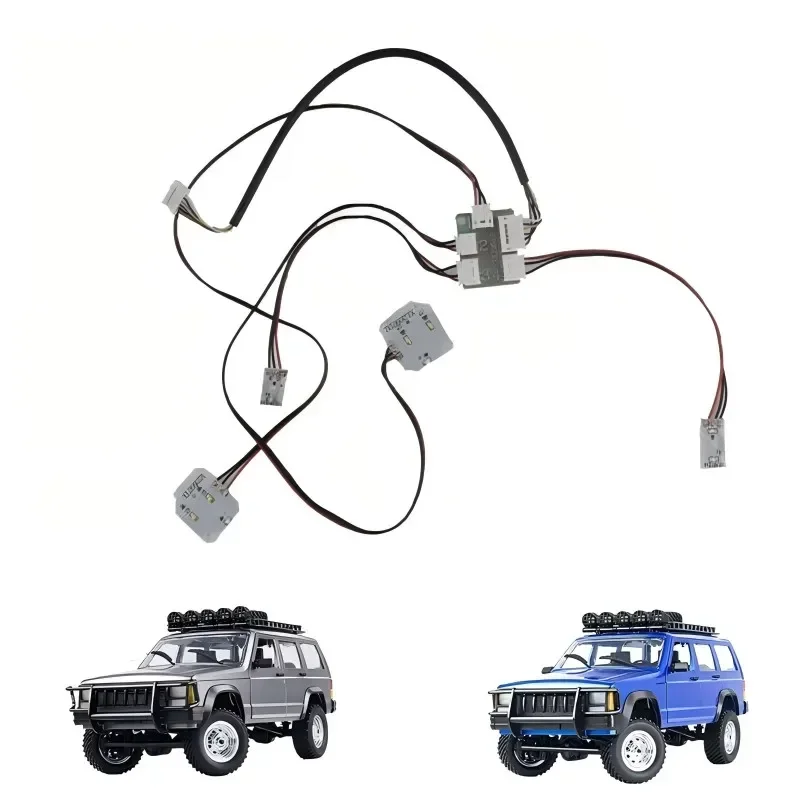 MN MN82 D90 MN98 MN99S MN86 MN86S MN78 MN128 MN168 WPL C14 C24 C34 B14 B24 Lichtsysteem Set RC Auto Upgrade Onderdelen Accessoires