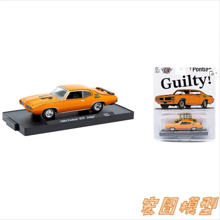 

M2 Machines 1:64 1969 GTO Judge diecast alloy car model Children's toys and gifts