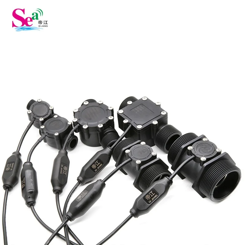 Customized Agriculture Water Flowmeter DJ485-DN40 Plastic/Nylon 5-150LPM Flow Sensor for Farmland Fertilizer