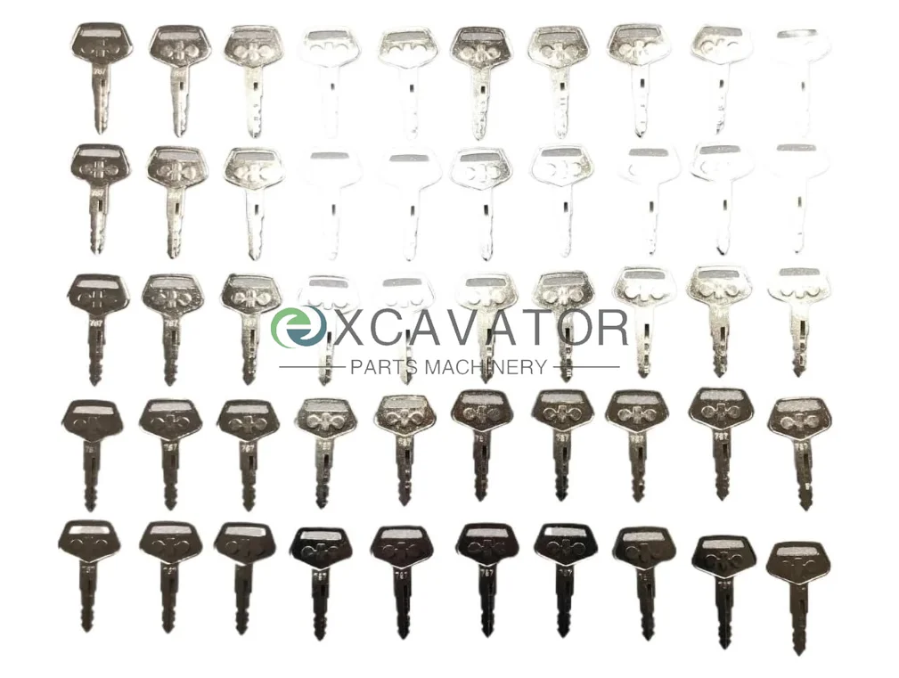 50PCS FITS for Komatsu 787 Key PC60/120/130/200/210/220/300/360-6-7-8 Excavator Accessories KEYS
