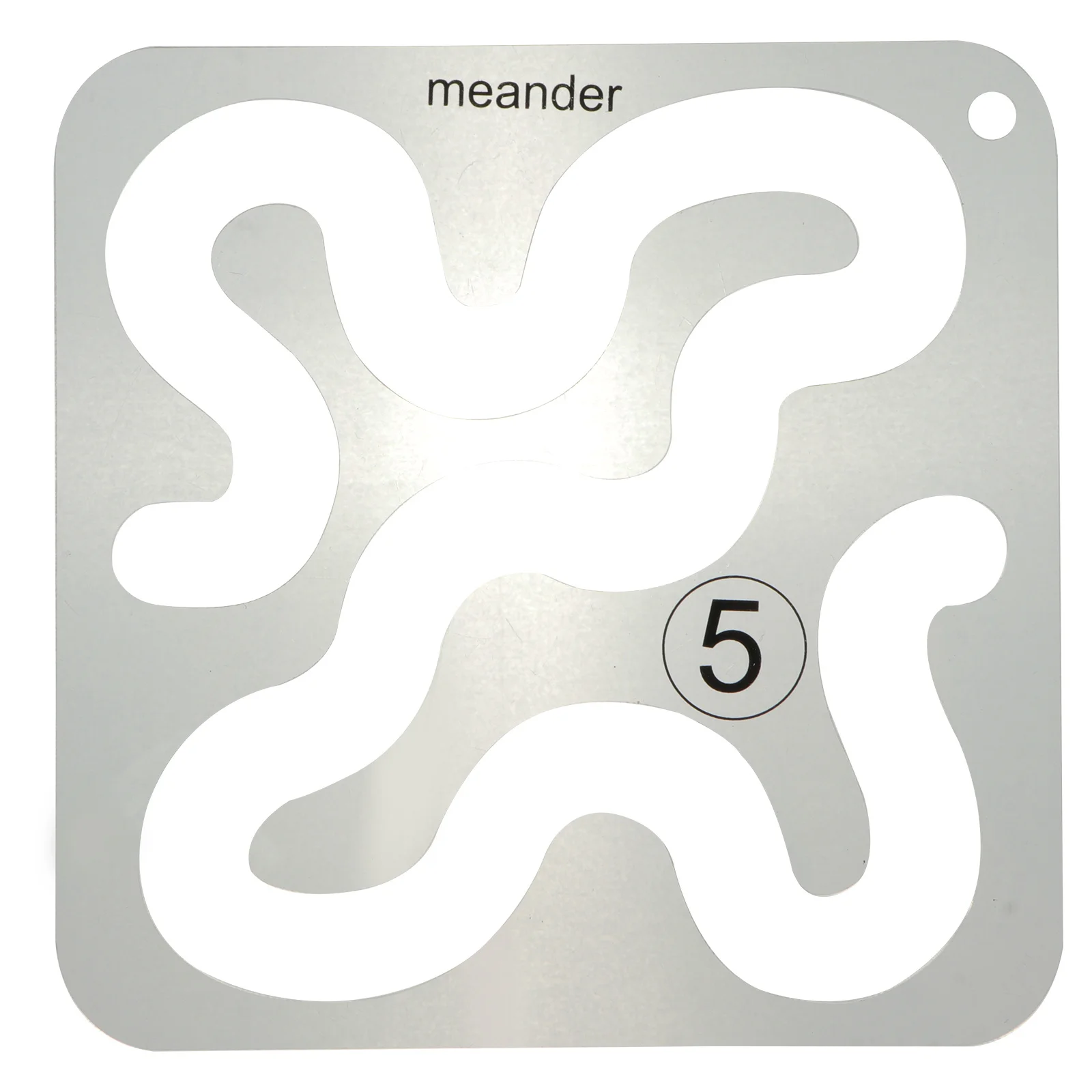 1Pcs Patchwork Ruler Hollow Transparent Sewing Template Durable Acrylic Stitching Ruler for Cloth Craft Quilting Use