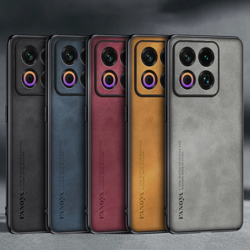 EUCAGR Für Meizu 22 Luxus PU Leder Telefon Fall Für Meizu 22 Meizu 22 5G Zurück Abdeckung TPU Silikon stoßfest Vollen Schutz