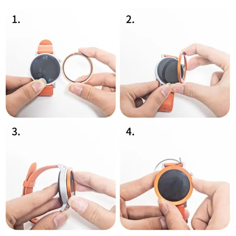 

31BA Elegant Metal Frame Guard Protective Bezel Rings Cover for CMF Watch Comfortable