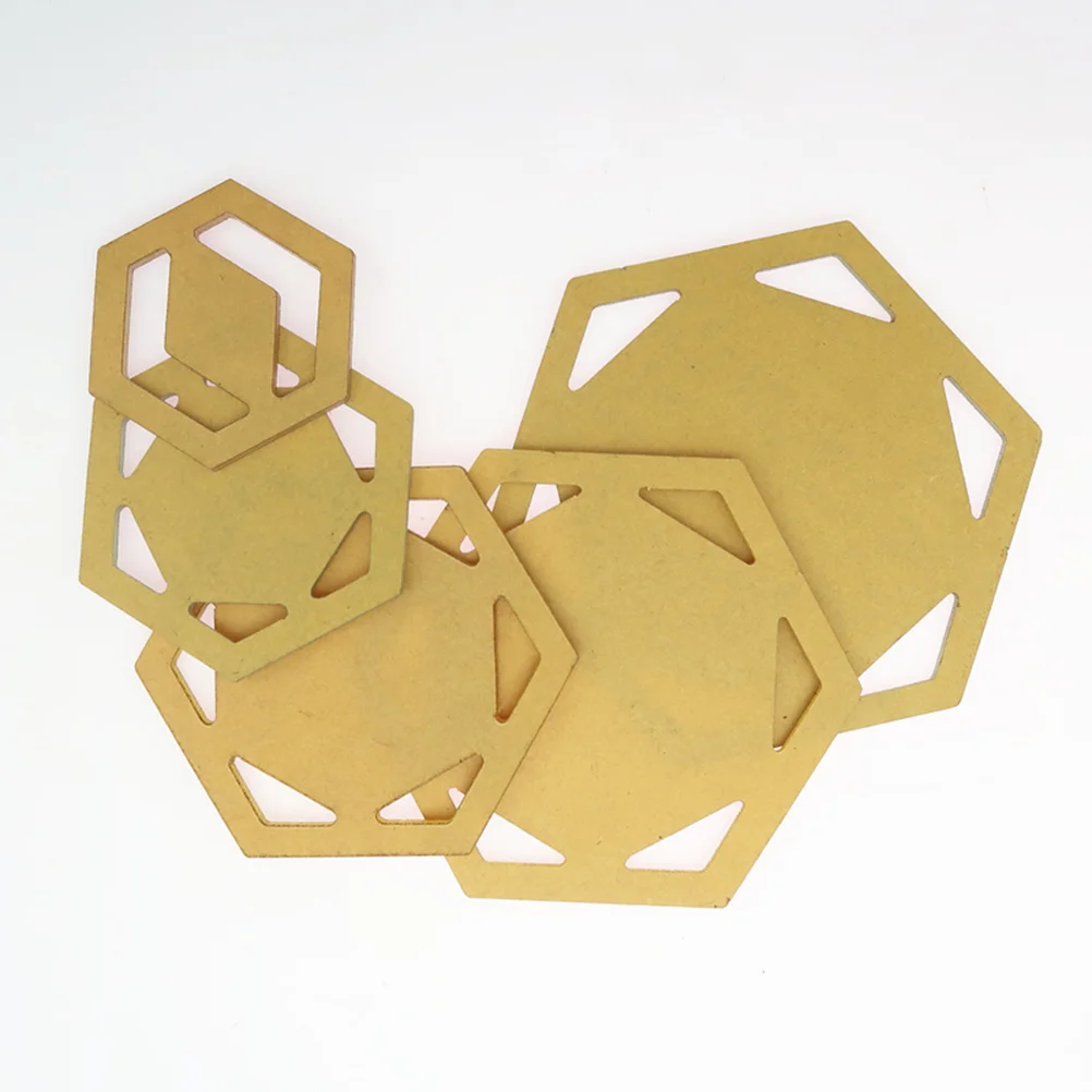 5Pcs Hexagon Quilting Templates Set Premium Material Sewing Embroidery Patchwork DIY Handmade Tool Hexagon Quilting Tool