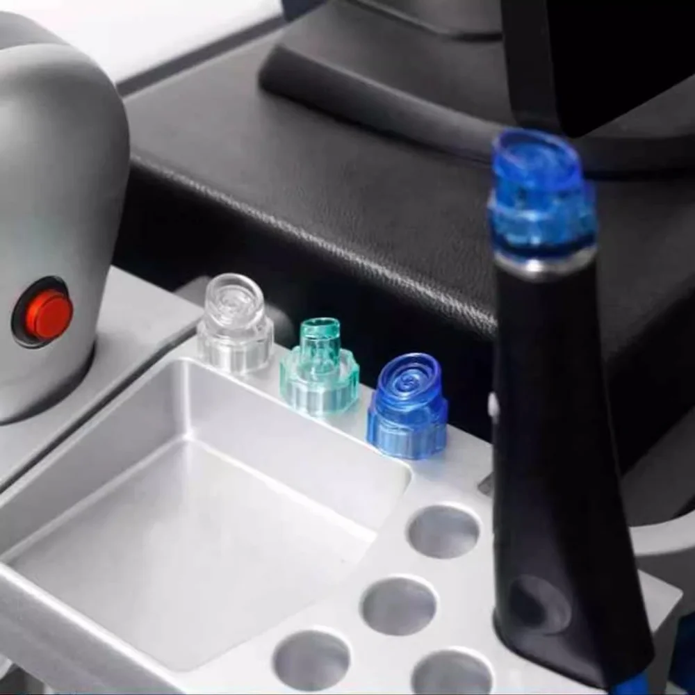 Ponta do nariz dermoabrasão com removedor de cabeça preta e limpador de poros, material plástico para tratamentos faciais