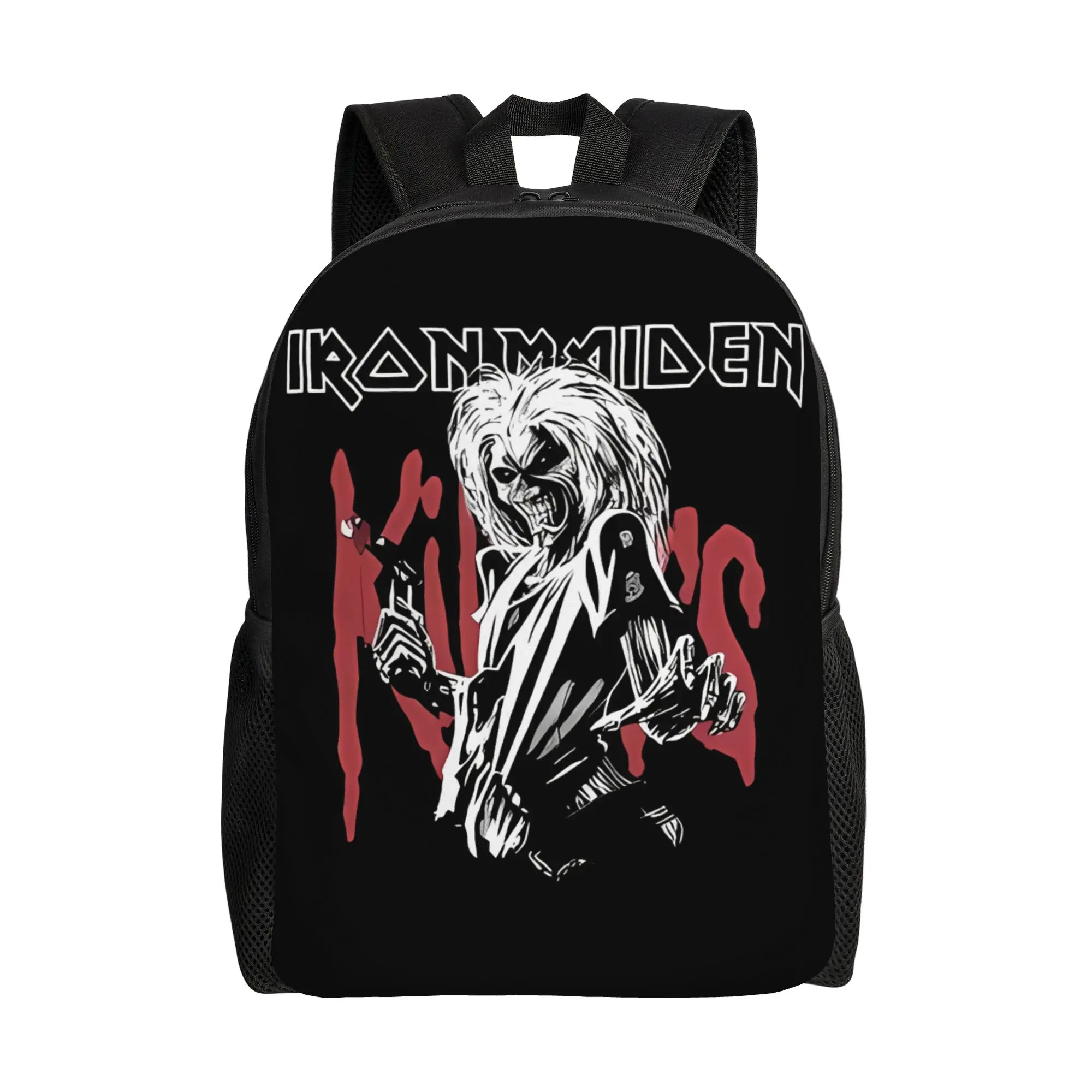 

Hammer Skeleton Heavy Metal Schoolbag Men Fashionable Large Capacity Laptop Bag Back To School Season