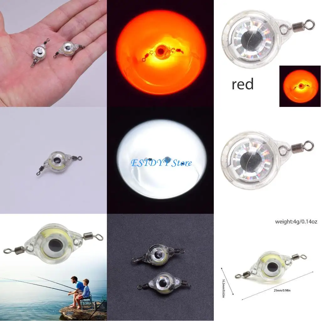 

G6DE Fishing Lure Light Fish Eye Baits Lure Lamp Attractant Lamp Fishing Accessory