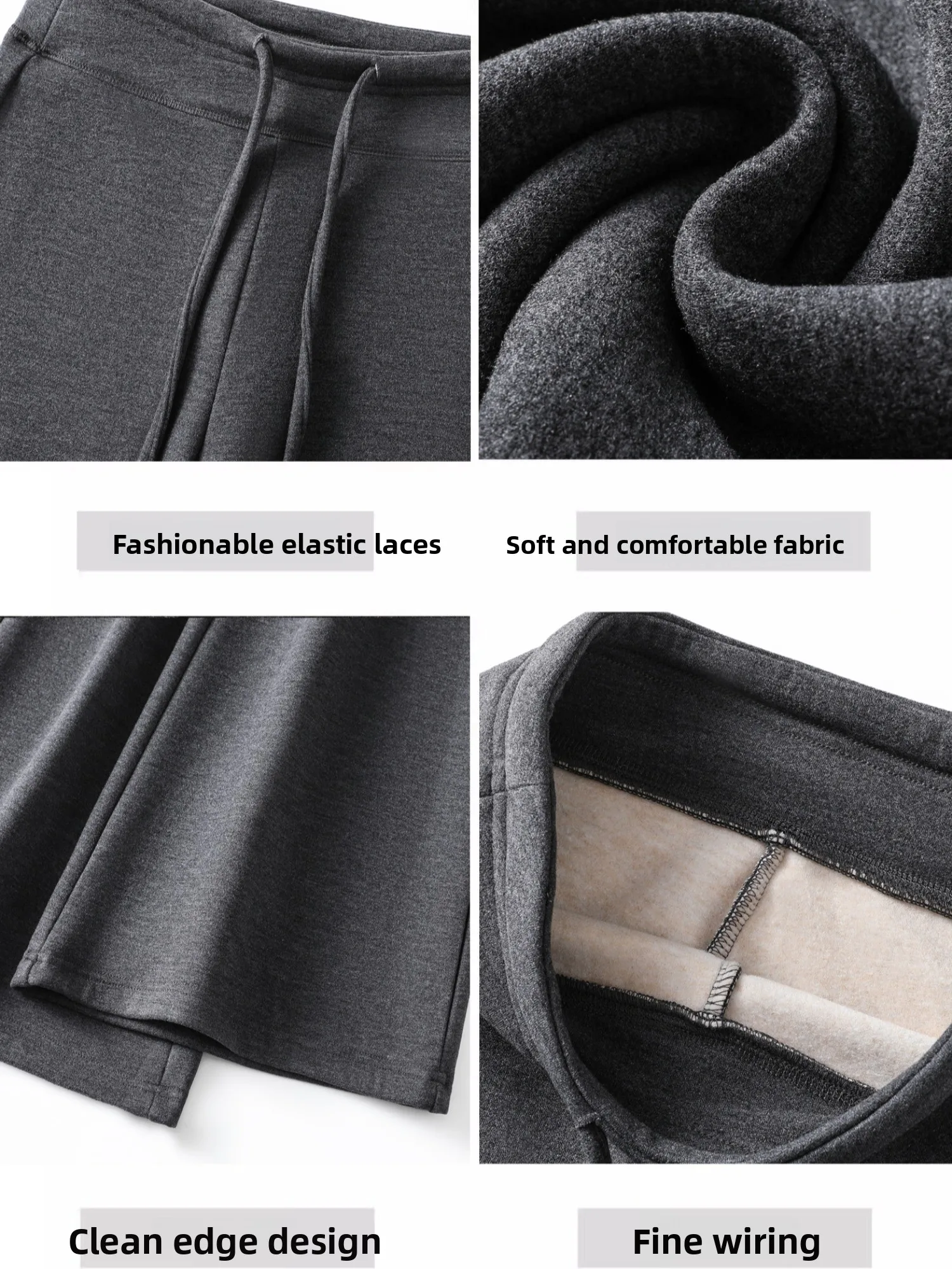 아이에이 플레인 와이드 레그 팬츠 여성용 가을 겨울 하이웨이스트 슬림 플레어 팬츠 한국 스타일 스트레이트 컷 바지