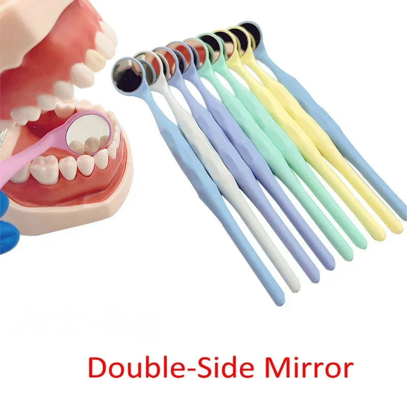 Dental Single / Double Sided Mouth Mirrors Premium Front Surface Autoclavable Mouth Exam Tool