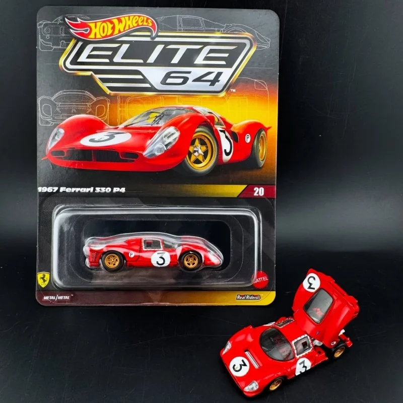 nuova-offerta-hot-wheels-serie-elite-scala-1-64-1967-ferrari-330-p4-le-mans-auto-da-corsa-modellini-diecast-da-collezione-giocattoli-a-sorpresa