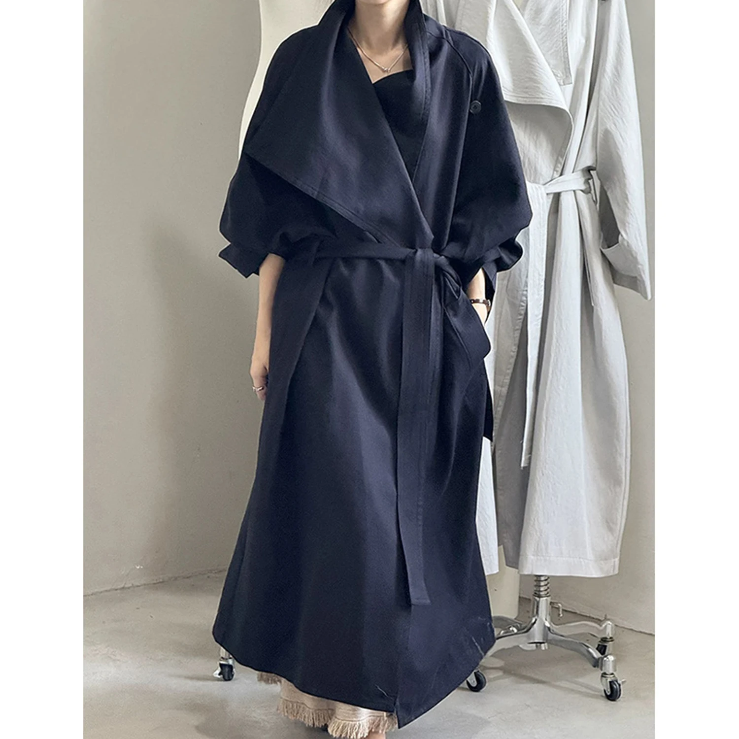 Casaco Longo Feminino Allingen - Women'S Fashion Long Coat avaliação e preço