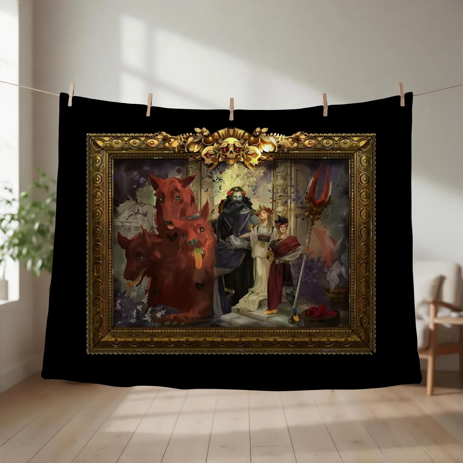 Hades game ,painting Throw Blanket Soft Beds Warm Cute Decorative Sofa Blankets