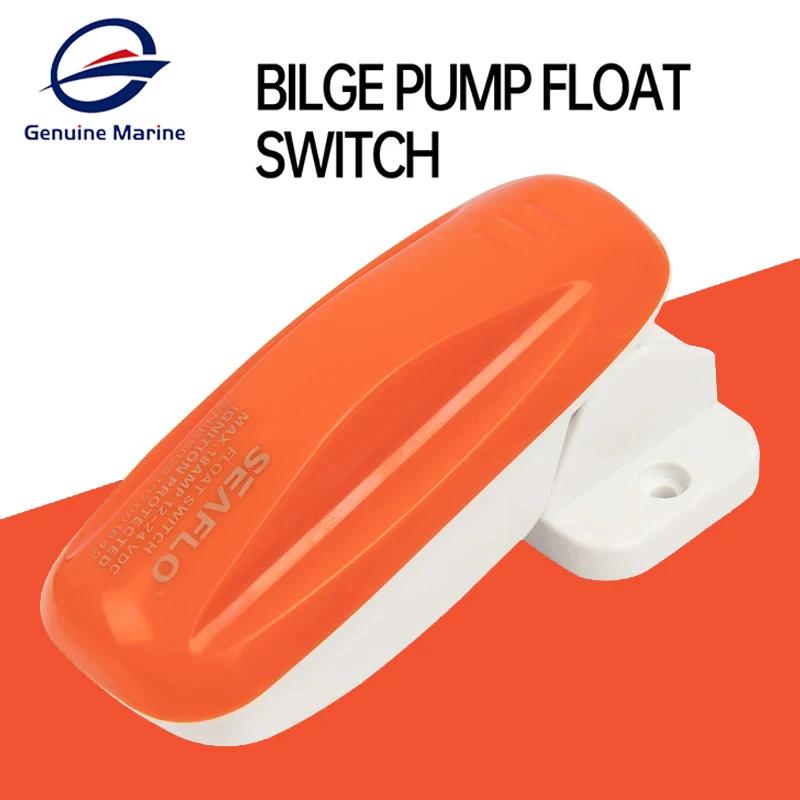 

SEAFLO Float Switch Automatic Electric Bilge Pump Power Control Sensor 12V/24V DC Used For Water Pump Without Automatic Switch