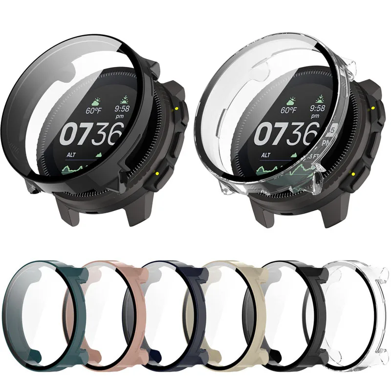 

Полный защитный чехол для SUUNTO VERTICAL, бампер, жесткая рамка, стекло, полное покрытие, ремешок для часов hell, аксессуары