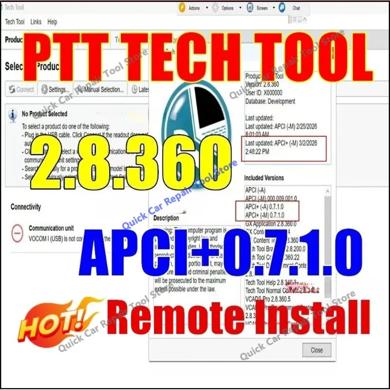 2026 Hot Premium Tech Tool 2.8.360 [ACPI 0.7.1.0] (REAL Development) + Product History+developer tool 1PC online Install