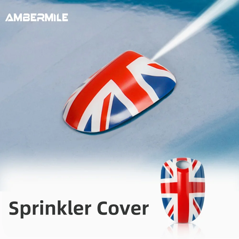 For Mini Cooper F54 F55 F56 F57 F60 Plastic Car Windshield Water Spray Nozzle Cover Sticker Countryman Accessories