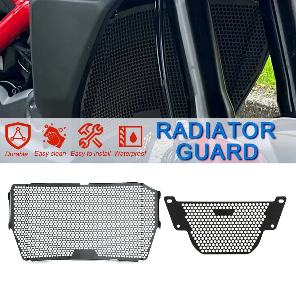 

2024 2023 2022 Motorcycle For Ducati Monster 1200 S / R 2013-2024 Radiator Grille Guard Cover Protector 2021 2020 2019 2018 2017