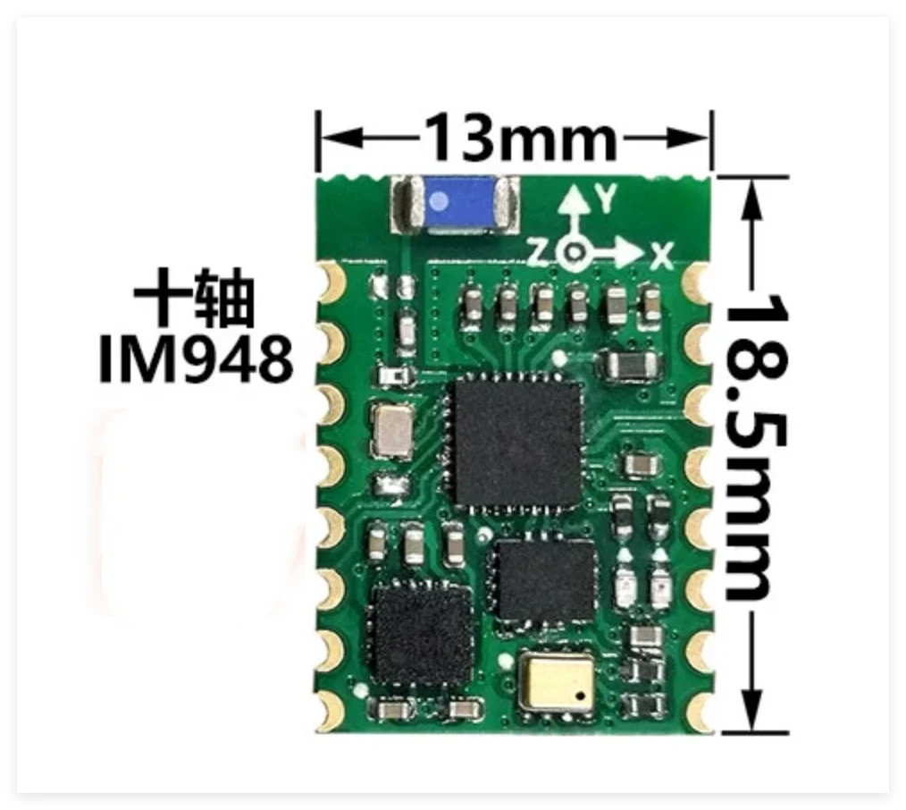 Bluetooth serial port accelerometer magnetic field angle, air pressure altitude IMU attitude sensor module IM948