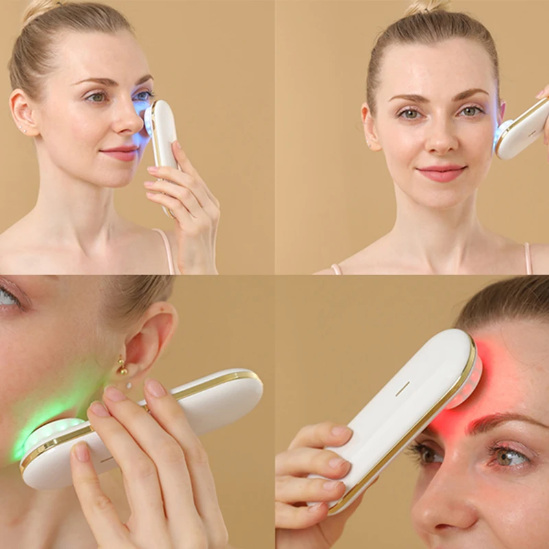 Beauty Personal Care Products 4-in-1 Facial Red Blue Light Therapy Skincare Wand Skin Care Tools Other Home Use Beauty Equipment