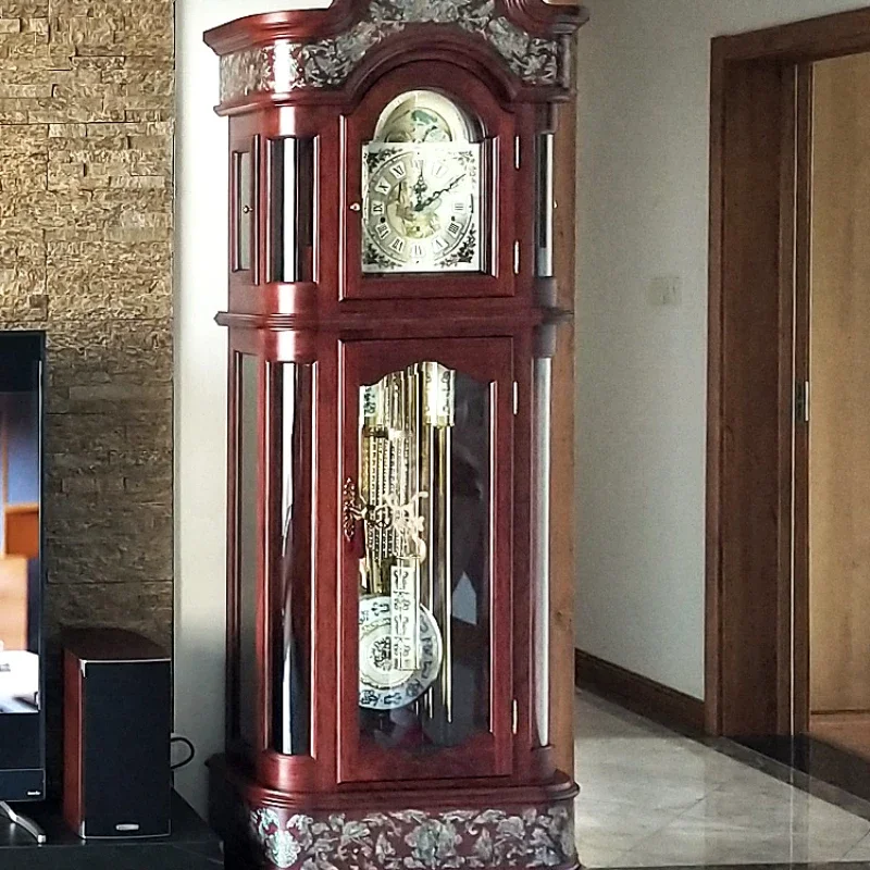 Modern High-End Rosewood Standing Grandfather Clock German Movement Machinery Floor Clock G200xt