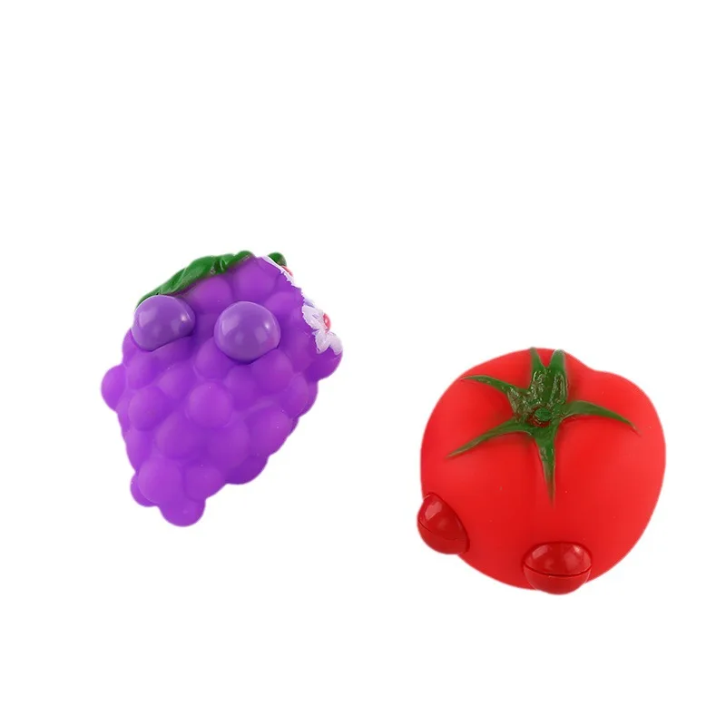 Anti-Stress Fruit Fidget Toys para crianças e adultos, vários estilos, Fruit Squeeze, Slow Rebound, Funny Gift, J225, 1Pc