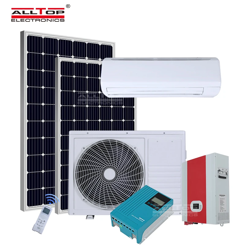 ALLTOP Wholesale 24000Btu Green Energy Off Grid Battery Power DC 48V Split Solar Air Conditioner