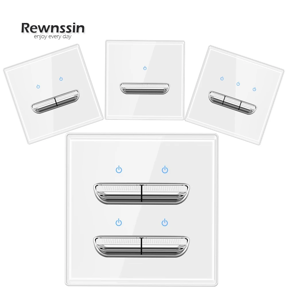 

86MM*86MM Toggle Light Switch 16A White Tempered Glass Panel Switch Wall Switch Button Switch With LED Indicator Light Switch