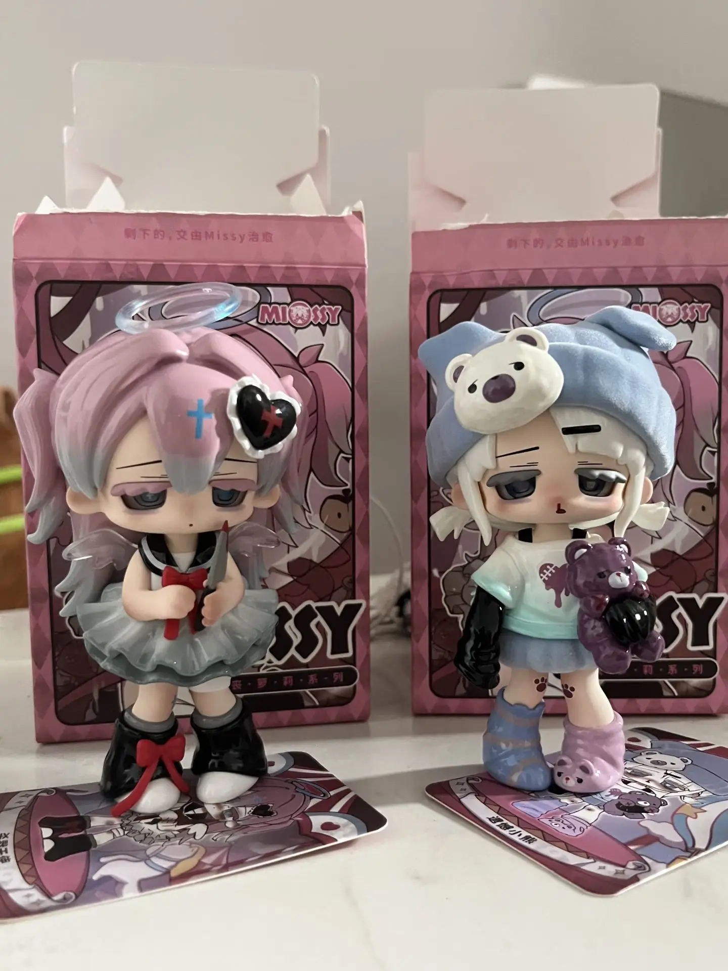 Hot Sale Blind Box Missy Sweet Mourning Gothic Lolita Mystery Surprise Anime Figure Keychain Kawaii Anime PVC Collectible Doll view 6