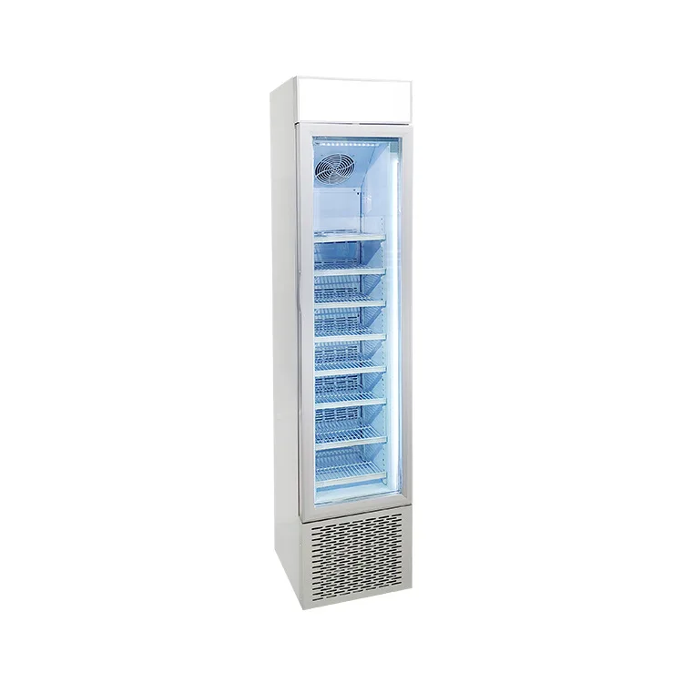 Frost-Free Countertop Fridge Built-in Freezer Compartment Convenient Defrosting System Coffee Shop Cooler