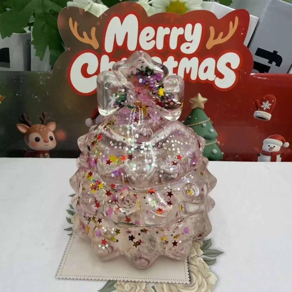 Squeezing Christmas Squeezed Cube Santa Claus Snowman Super Soft Non Rebound Fidget TPR Comfortable Christmas Tree Pinch