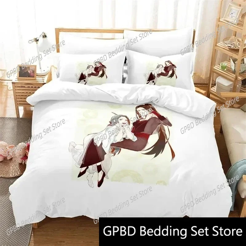 Heaven Official's Blessing Tian Guan Ci Fu Bedding Set,Girls Adult Single Twin Queen Size,Duvet Cover Pillowcase Bedding