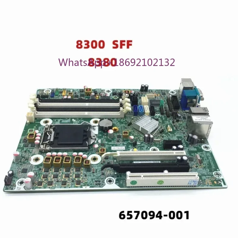 For HP 8300 Elite SFF 8380 MT Desktop Motherboard 656933-001 657094-001 Q77 LAG 1155 DDR3 100% Tested Fast Ship